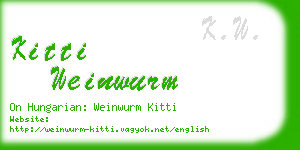 kitti weinwurm business card